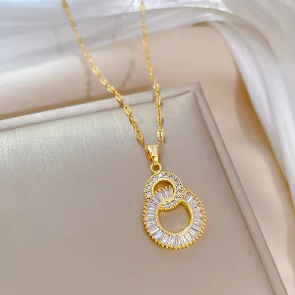 Gold Filled Cubic Zirconia Necklace